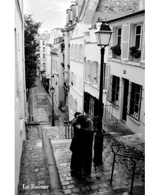 Paris - Le Baiser (The Kiss) BW Paris - Le Baiser (The Kiss) BW