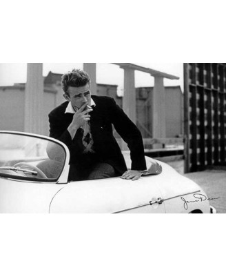 James Dean - White Car (B&W) James Dean - White Car (B&W)