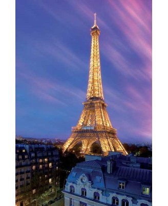 Paris - Eiffel Tower at dusk Paris - Eiffel Tower at dusk