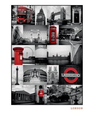 London - Red Collage