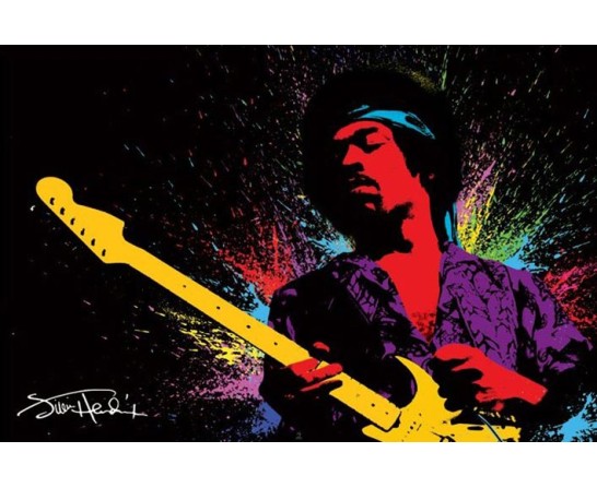 Jimi Hendrix (Paint)