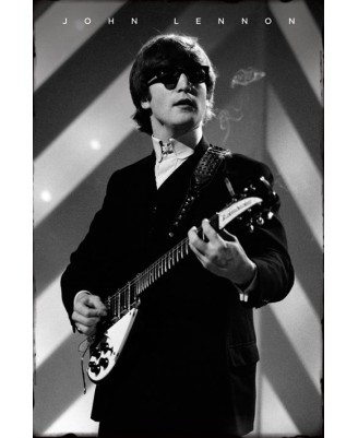John Lennon - Guitar (B&W) John Lennon - Guitar (B&W)