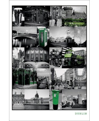 Dublin - Green Collage