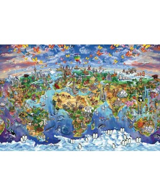 Maria Rabinky - World Wonders Map Maria Rabinky - World Wonders Map