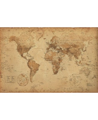 World Map (Antique-Vintage Style) World Map (Antique-Vintage Style)