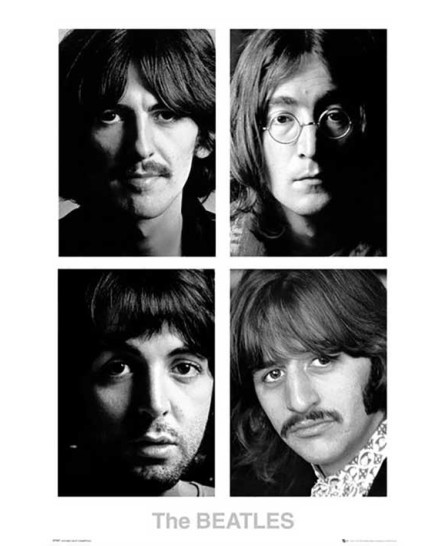 The Beatles - Portraits (BW) 61x91,5cm The Beatles - Portraits (BW) 61x91,5cm