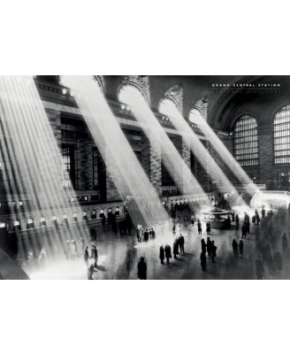 NY - Grand Central Station BW