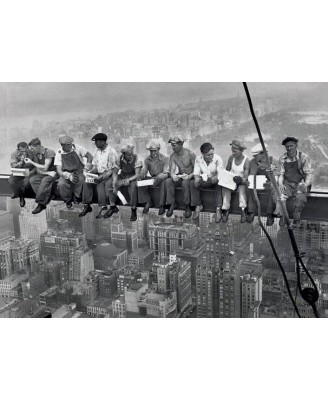 NY - Lunch on a Skyscraper BW