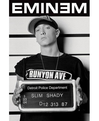 Eminem (Mugshot) - BW Eminem (Mugshot) - BW