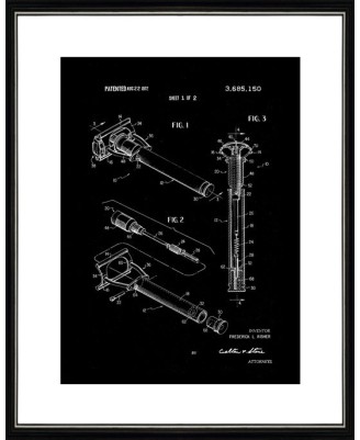 Patent - Double Edge Safety Razor - 40x50cm