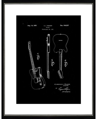 Patent - Fender The Telecaster - 40x50cm
