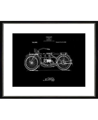 Patent - Motorcycle (40x50cm)