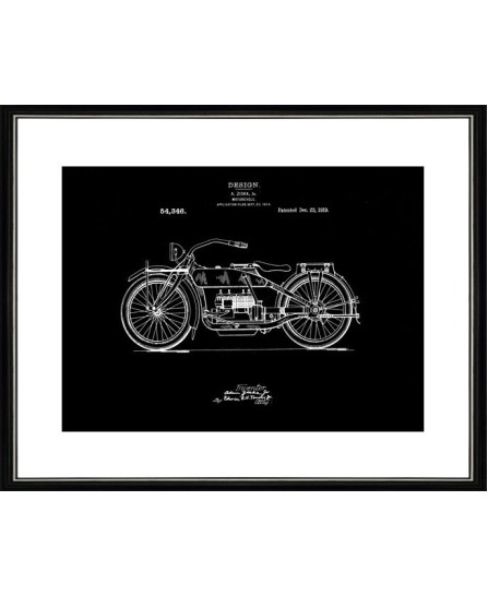 Patent - Motorcycle (40x50cm)