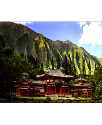 Honolulu - Buddhist temple - 40х50см