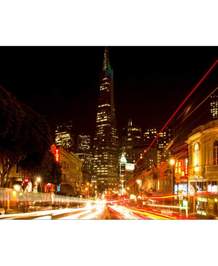 SAN FRANCISCO - COLUMBUS AVENUE - 40x50cm SAN FRANCISCO - COLUMBUS AVENUE - 40x50cm