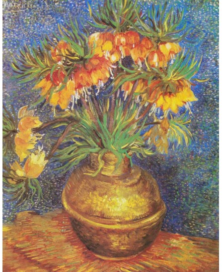 Vincent van Gogh - Fritillaries in a Copper Vase - 40х50см Vincent van Gogh - Fritillaries in a Copper Vase - 40х50см