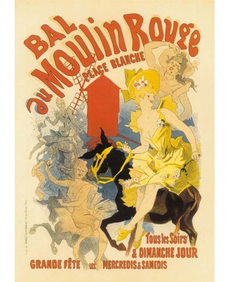 Jules Cheret - Bal du Moulin Rouge - 40х56см