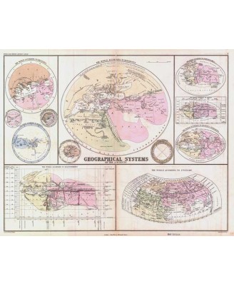 Map - Geographical Systems of the Ancient (40х50см) Map - Geographical Systems of the Ancient (40х50см)