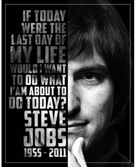 Steve Jobs - If Today... - 40х50cm
