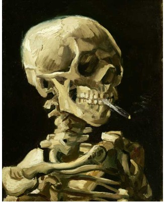 Vincent van Gogh - Skeleton with a burning cigarette - 40х50см Vincent van Gogh - Skeleton with a burning cigarette - 40х50см