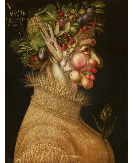 Giuseppe Arcimboldo - Summer (canvas print or poster) Giuseppe Arcimboldo - Summer (canvas print or poster)