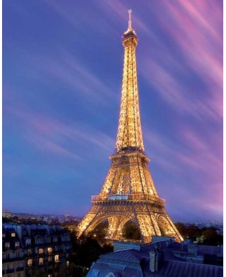 Paris - Eiffel Tower at Dusk Paris - Eiffel Tower at Dusk