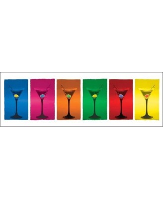 Martini Glasses Pop Art