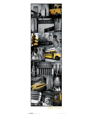 New York Collage - Black&White (slim)