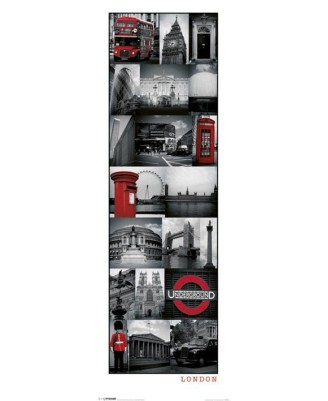 London Collage - Black&White (slim)