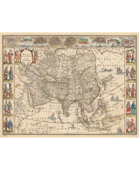Map of The World (Asia) - 53x70cm Map of The World (Asia) - 53x70cm