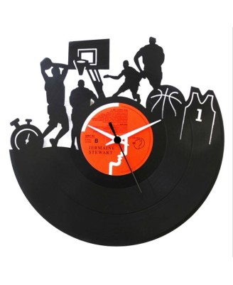 Vinyl Clock - Basketball Vinyl Clock - Basketball