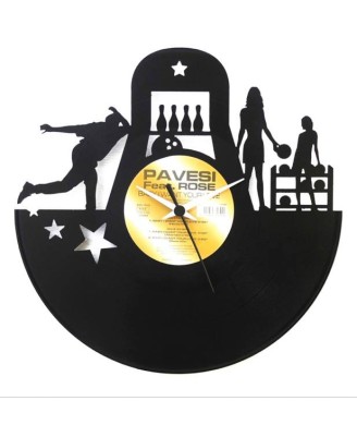 Vinyl Clock - Bowling Vinyl Clock - Bowling