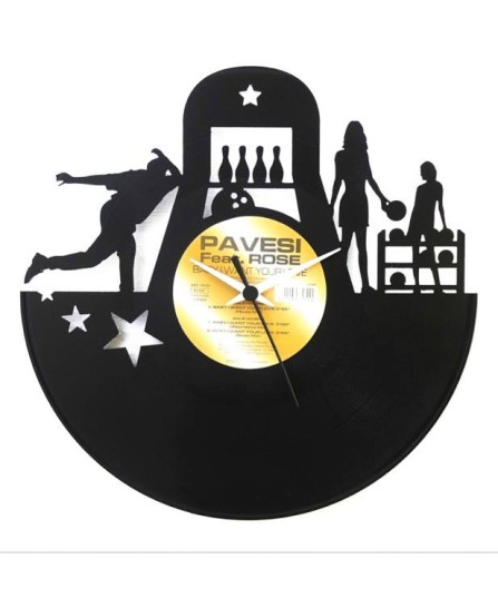 Vinyl Clock - Bowling