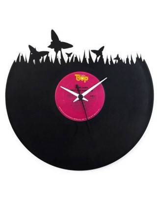 Vinyl Clock - Butterfly Vinyl Clock - Butterfly