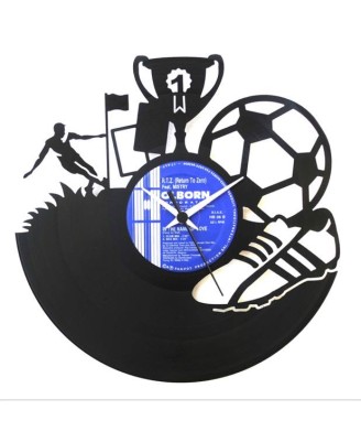Vinyl Clock - Football Vinyl Clock - Football