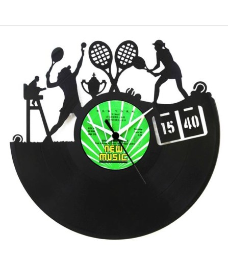 Vinyl Clock - Tennis
